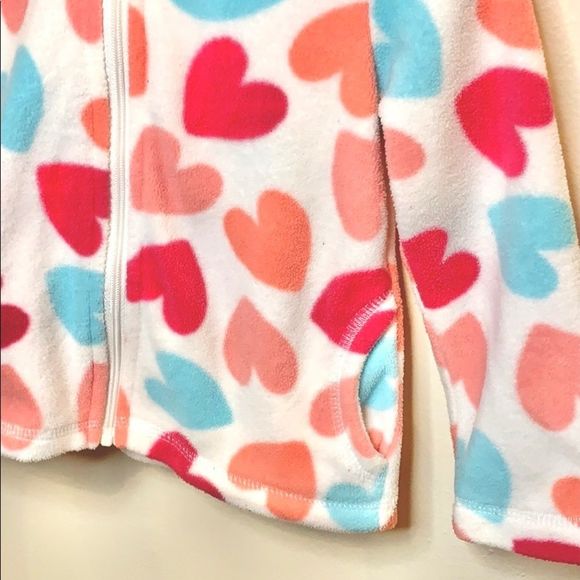 Toddler Fleece Heart Jacket - Picture 3 of 4